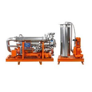 DVZ JZR BIOMASTER XS Series marine wastewater treatment system (STP) with compact modular biological sewage treatment technology for ships, yachts, and offshore vessels.
